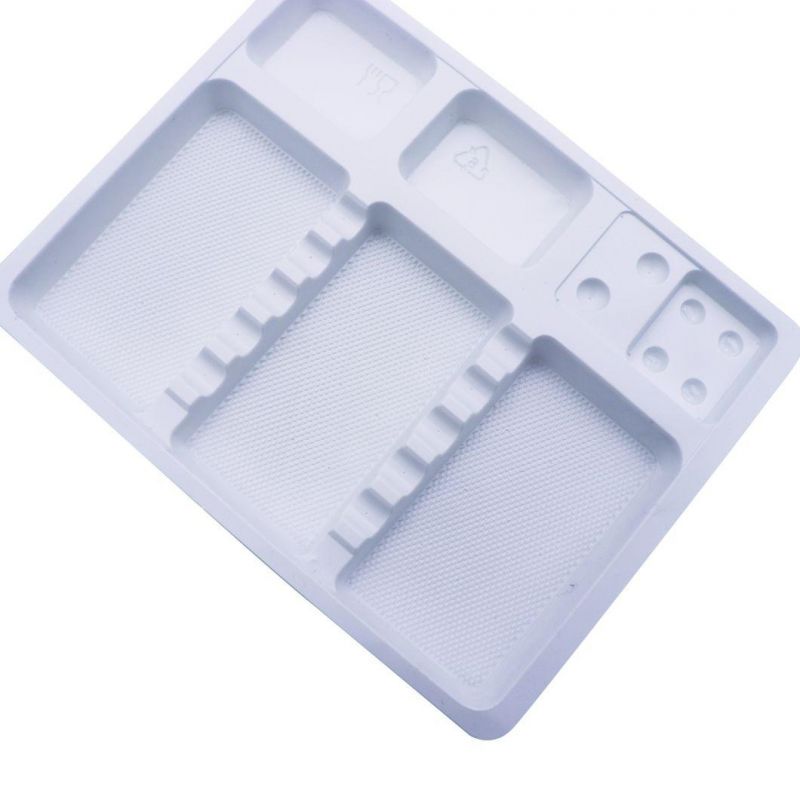 Dental Set-up Plastic Instrument Tray Autoclavable Divided Tray