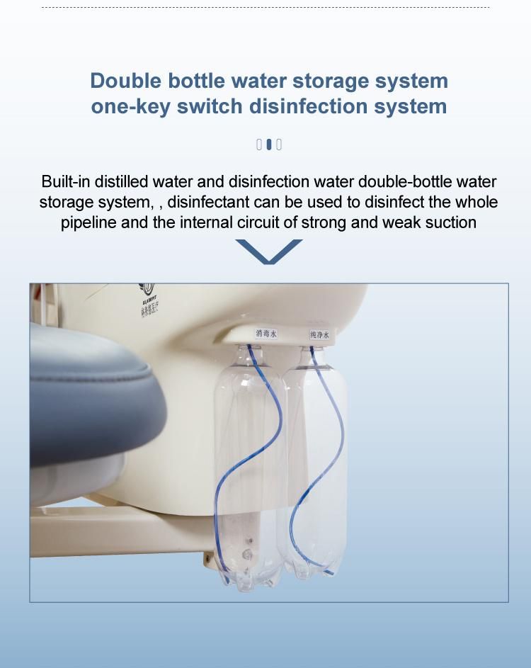 CE and FDA Approved Disinfection Dental Chair with Hydraulic Motor System