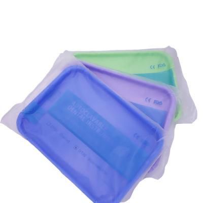 Dental Medical Colorful Autoclavable Flat Tray