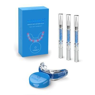 Professional Tooth Whitener with 32X Red and blue Teeth Whitening Light Ivismile Teeth Whitening Kit with LED Light