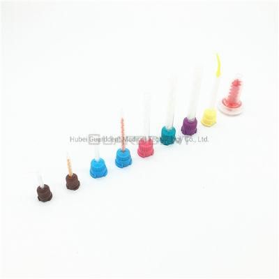 T-Style Mixing Tips Teal Color Dental Mixer for Impression