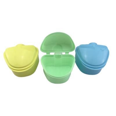 Various Colors Denture Mouth Guard Retainer Box with Basket