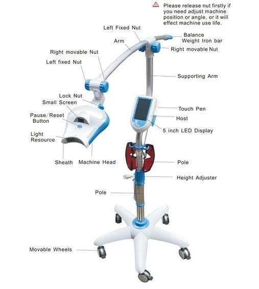 Dental Teeth Whitening Machine Bleaching System with Cooling Light