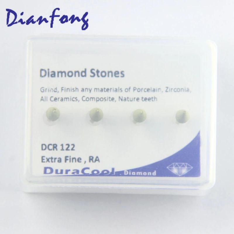 Dcr122 High Quality High-Speed Dental Diamond Impregnated Stone Bur Dental Diamond Tool