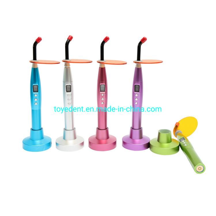 Colourful LED Dental Curing Light, Digital Lamp Curing Machine