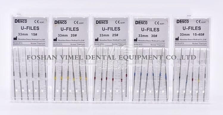 Dental Denco U Files Endodontic Files Stainless Steel Ultrasonic #15-40