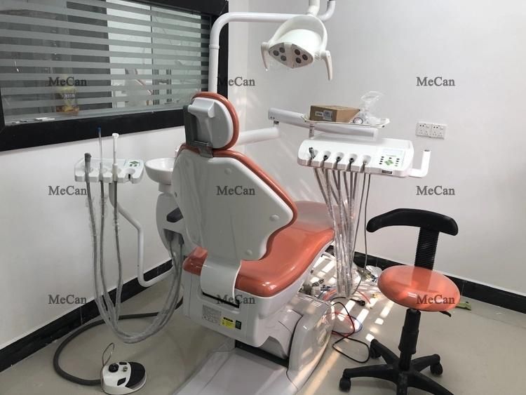 Stomatology Electric Integral Dental Unit Chair with LED Sensor Light