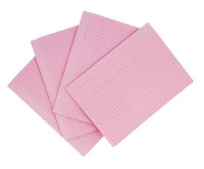 PE Film Roll Pink Disposable Dental Bibs