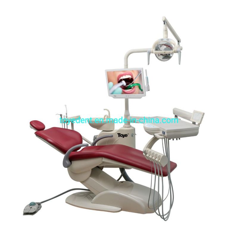 ISO & Ce Approval Hospital Clinic Usage Dental Chair Unit with LED Light