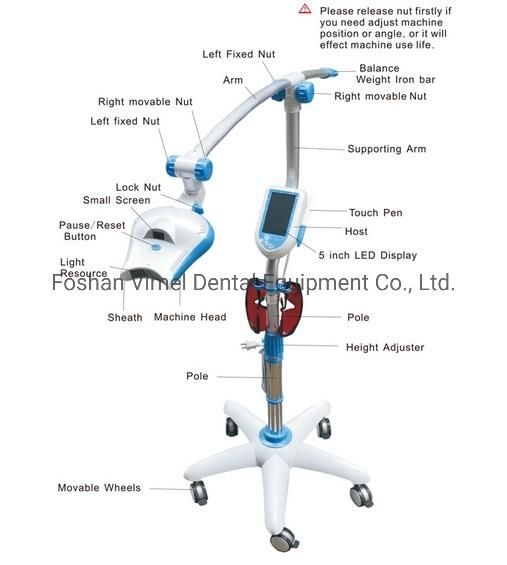 MD-885 Dental Teeth Whitening Light Lamp LED Whiten Bleaching Accelerator