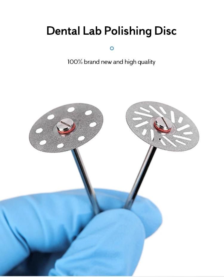 Azdent Dental Lab Thin Diamond Disc Cutting Double Side Disk Tool for Polisher Machine