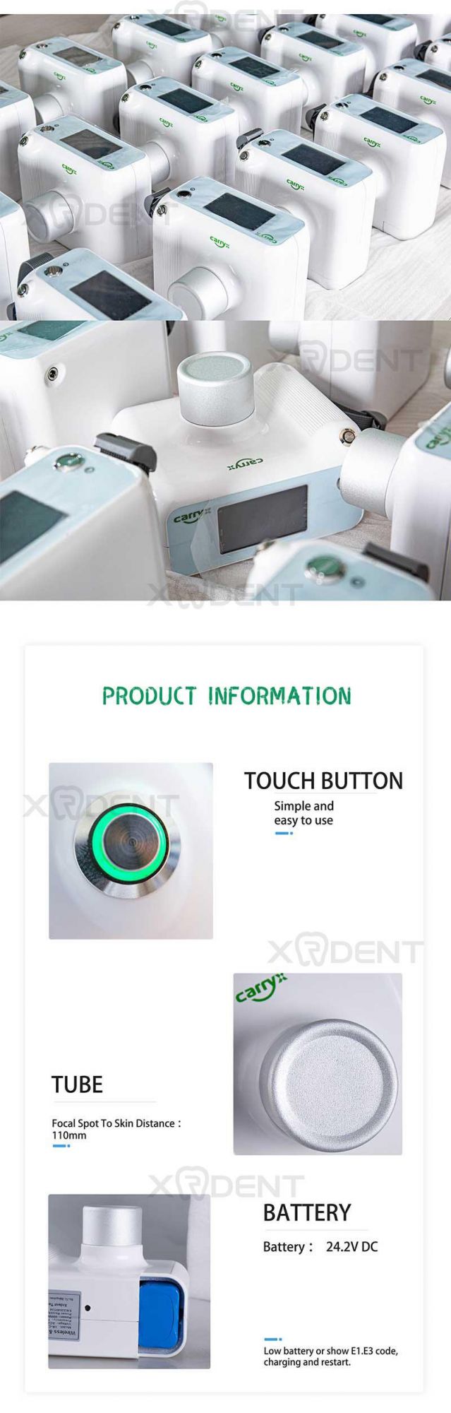 Dental Portable X-ray Unit Medical Equipment