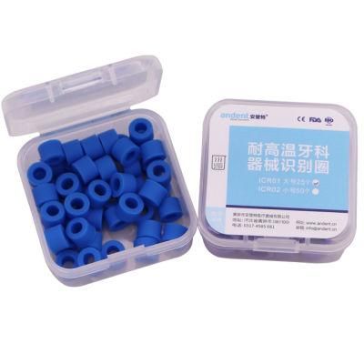 Autoclavable 135&ordm; C Dental Silicone Instrument Code Rings