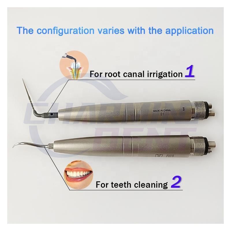 Teeth Cleaning Kavo Sonicflex Piezo Dental Air Scaler Handpiece with 3 Endodontic Tips for Root Canal Irrigation