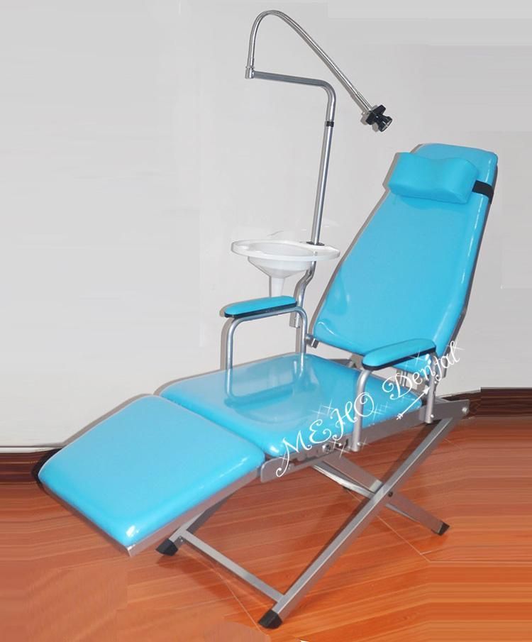 Portable Dental Chair Unit with LED Simple Type Patient Chair