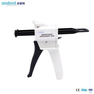 50ml 1: 1/2: 1 Nylon Dispensing Gun Dental Dual Cartridge Gun