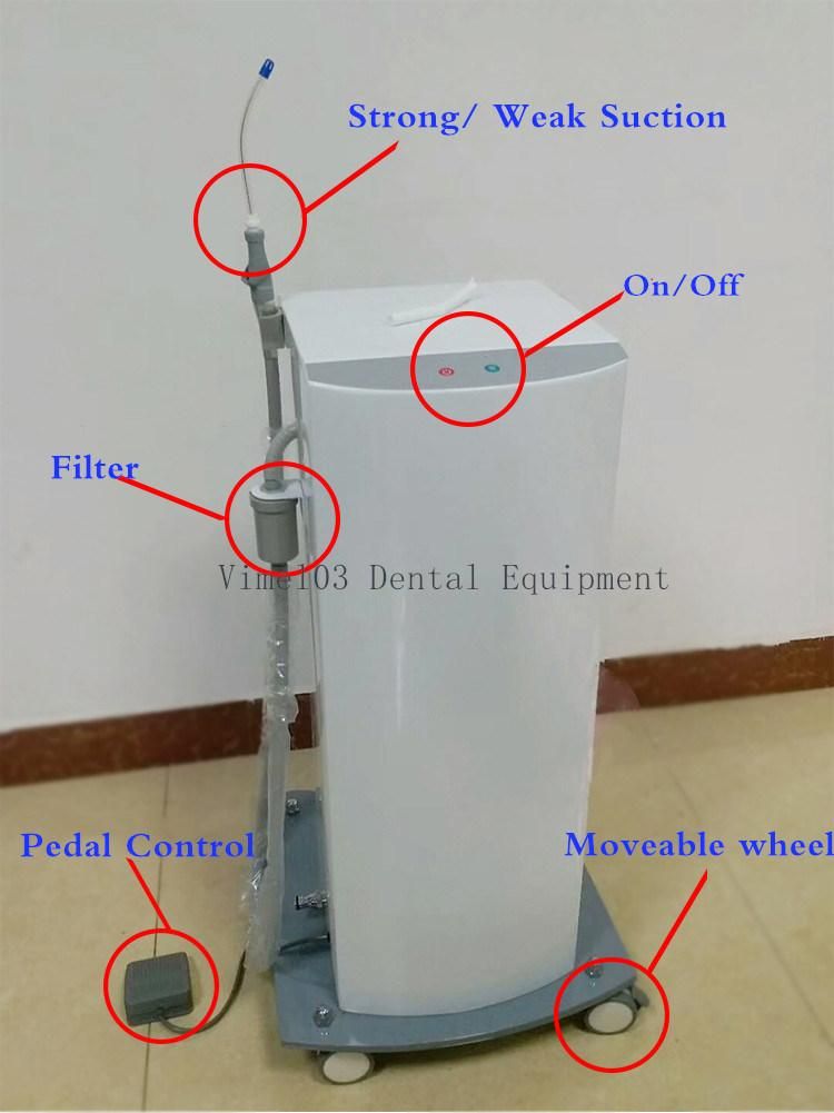 Dental Mobile Suction Unit System with Vacuum Pump 5L