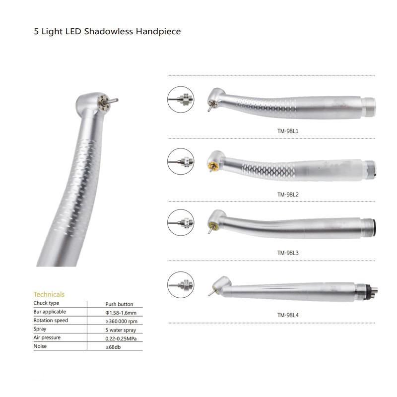 High-Quality High Speed Handpiece, Dental Handpieces