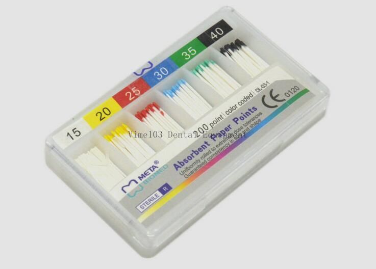 Dental Absorbent Paper Points Gutta Percha Points Dental Materials