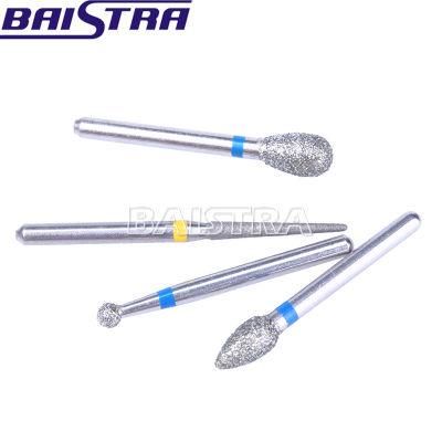 Dental Porcelain Shouldered Abutment Polishing Diamond Burs Kit