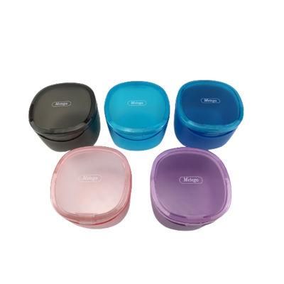New High Quality Dental Mouth Guard Aligner Retainer Denture Container Cleaning Case for Travel