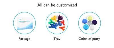 Customized Dental Impression Kit with Putty and Impression Tray FDA&Ce Certified