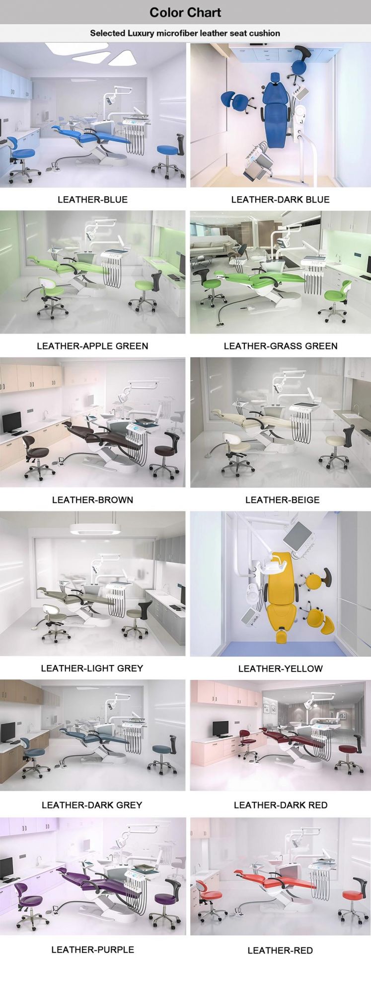 Innovative Digital Intelligent Disinfection Precise Treatment Dental Chair