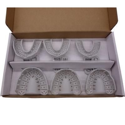 Dental Plastic Autoclavable Impression Tray Set 10PCS with CE