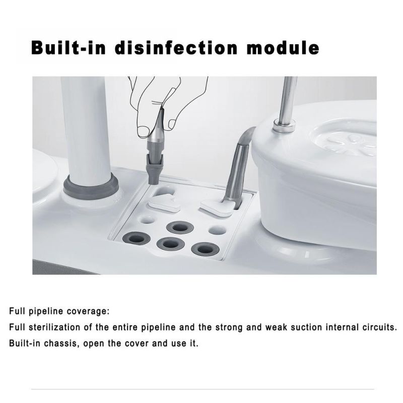 High Intelligent Clinic Dental Unit Imported LED Lamp Self-Dinsinfection Dental Chair