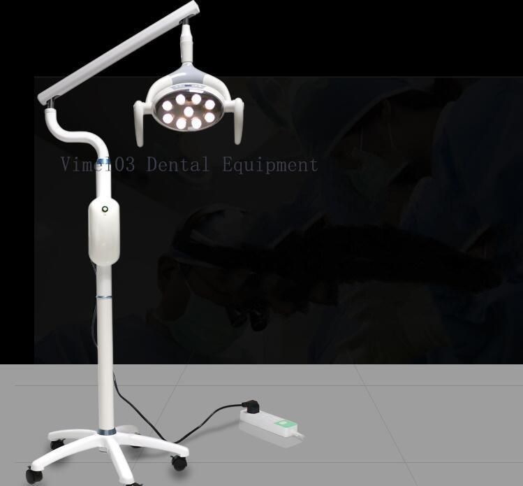 Moveable 9LEDs Dental LED Oral Light Lamp Color Temperature Adjustable