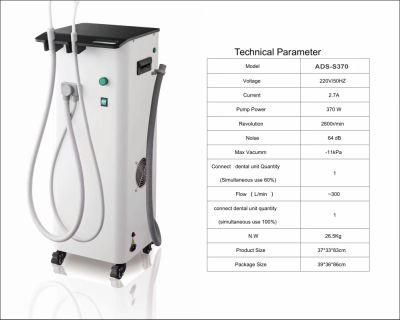 CE ISO Dental Equipment Suction Machine for 1-2 Chairs