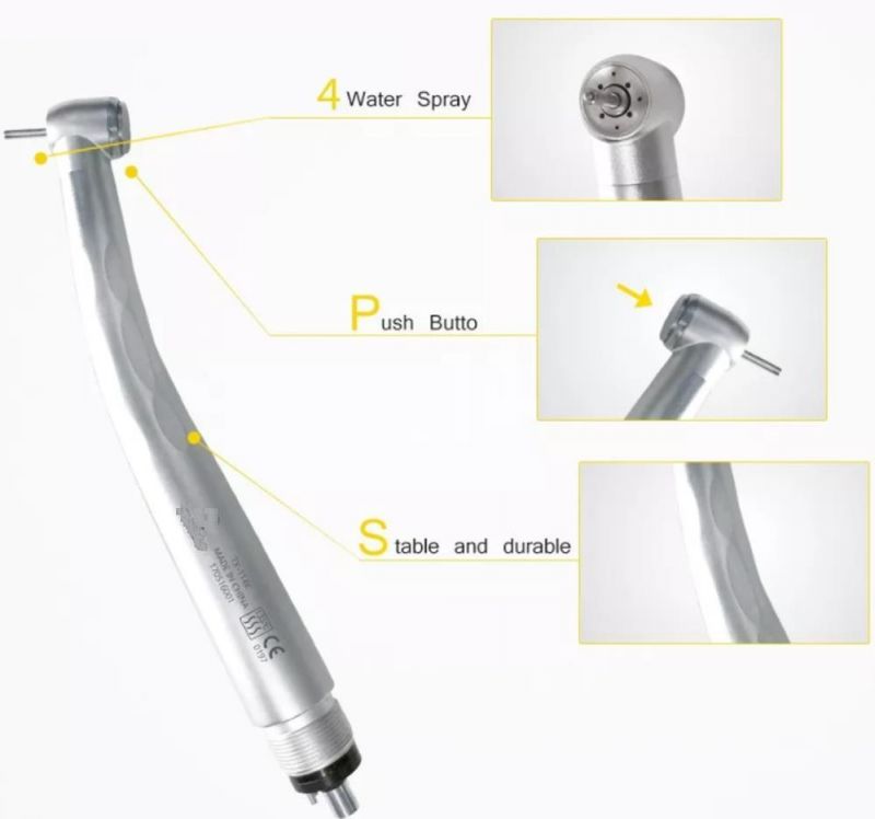 Dental High Speed Generator Handpiece Dental Turbine Without LED