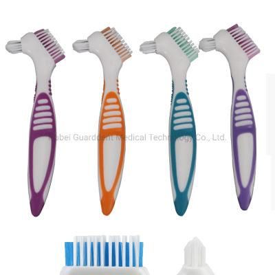 China Two Head Dental Storage Denture Toothbrush Denture Brush