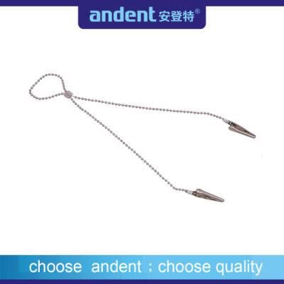 Dental Metal Bib Holder Clip with Adjustable Chians