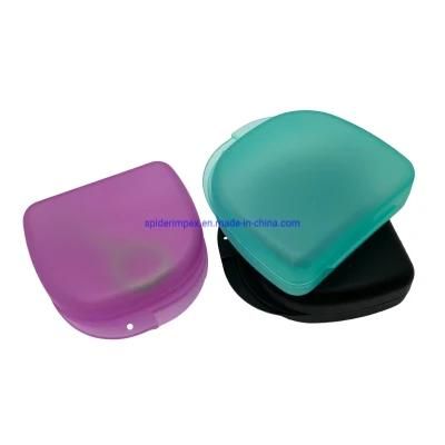 Logo Custom Plastic Dental Dental Denture Mouth Guard Retainer Box