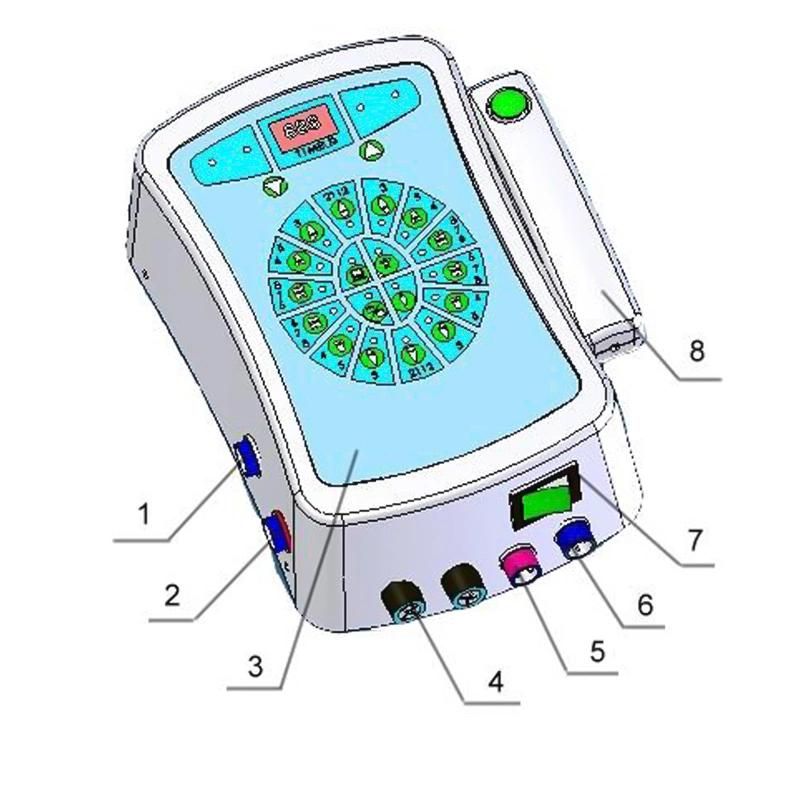 Standing Dental X-ray Unit Machine, Pneumatic up-Down Seat