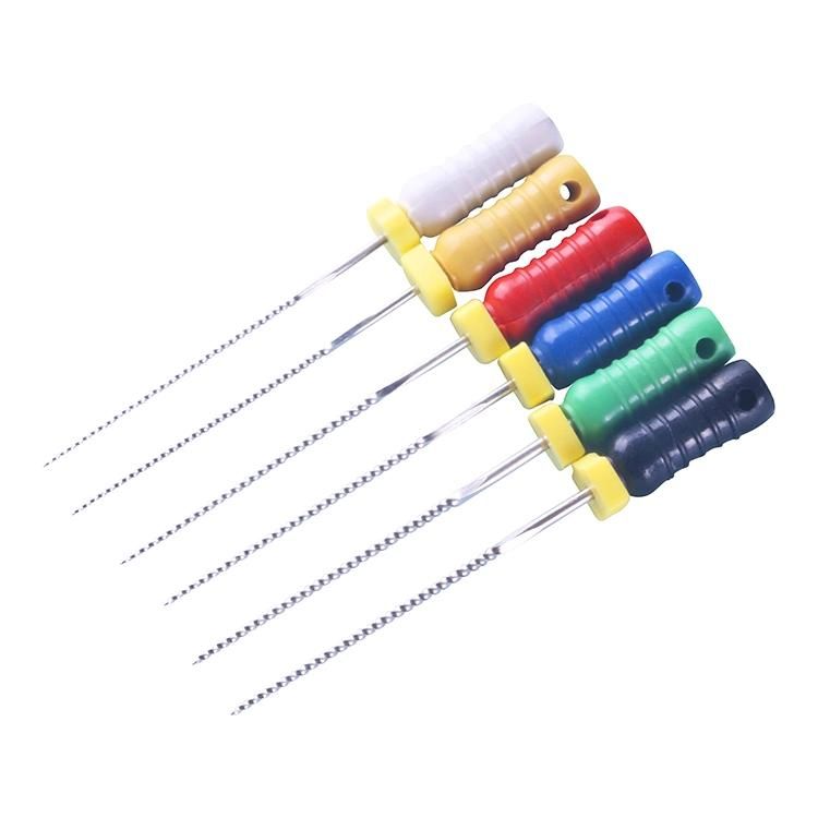 Dental K File Hand Use Stainless Steel Root Canal Files