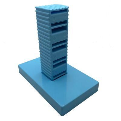 Recyclable Plastic Tooth Bracket Impression Tray Holder Dental Instrument Tray Rack Metal Tray Rack for Dental Office