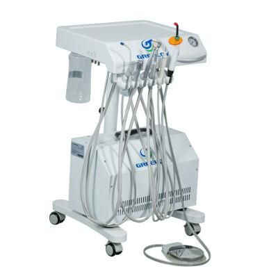 Portable Dental Unit Moveable Dental Cart with Scaler