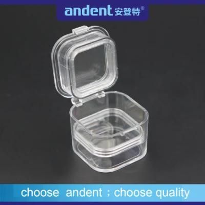 Clear Transparent Plastic Lockable Full Denture Membrane Box with CE