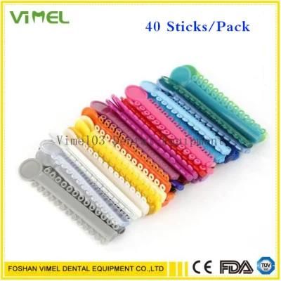 Dental Material Orthodontic Elastomeric Ties Ligature Ties