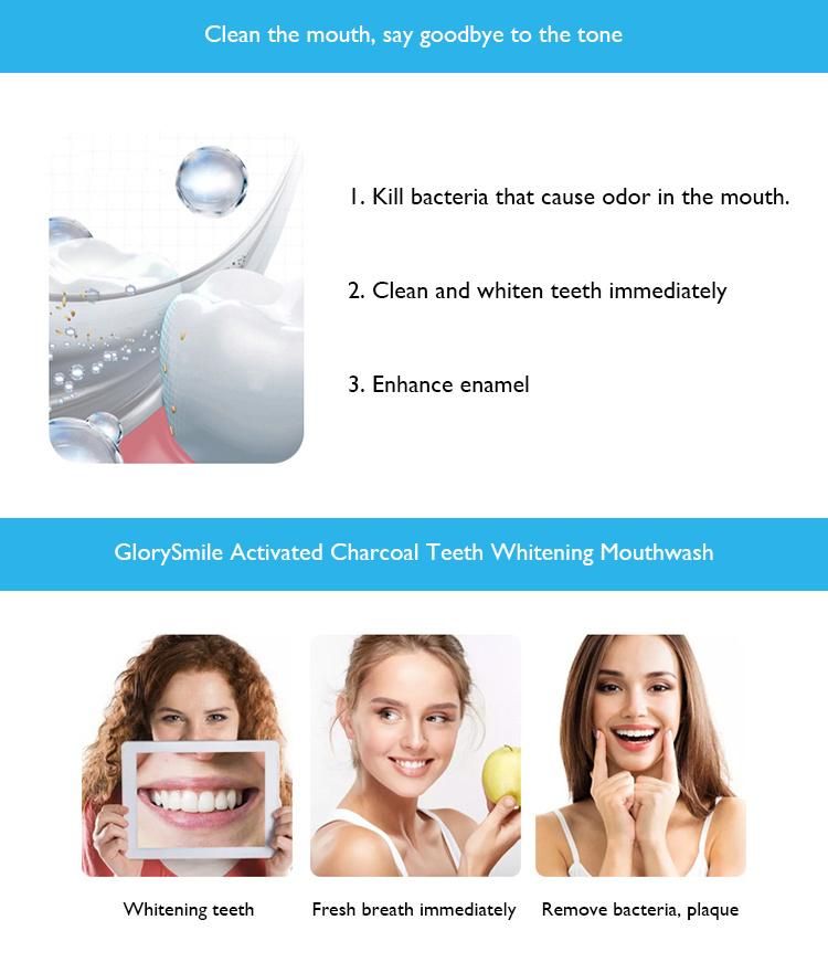 100% Natural Mint Coconut Oil Teeth Whitening Mouthwash