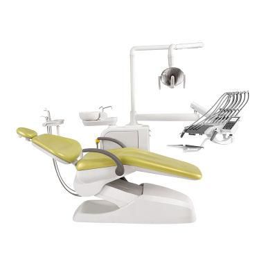 Comfortable Top Mounted Tray Dental Chair with Monitor