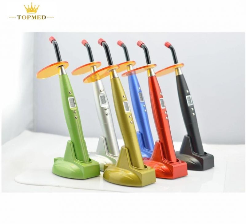 Medical Products Dental Equipment 5W LED Colorful Plastic Body Dental Curing Light