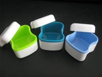 Hot Selling High Quality Denture Storage Box with Clean Basket