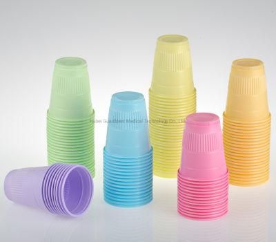 5oz 7oz PP Blue Medical and Dental Cups for Drinking Gargling Rinsing Home or Office Use Plastic Beverage Bath Cup