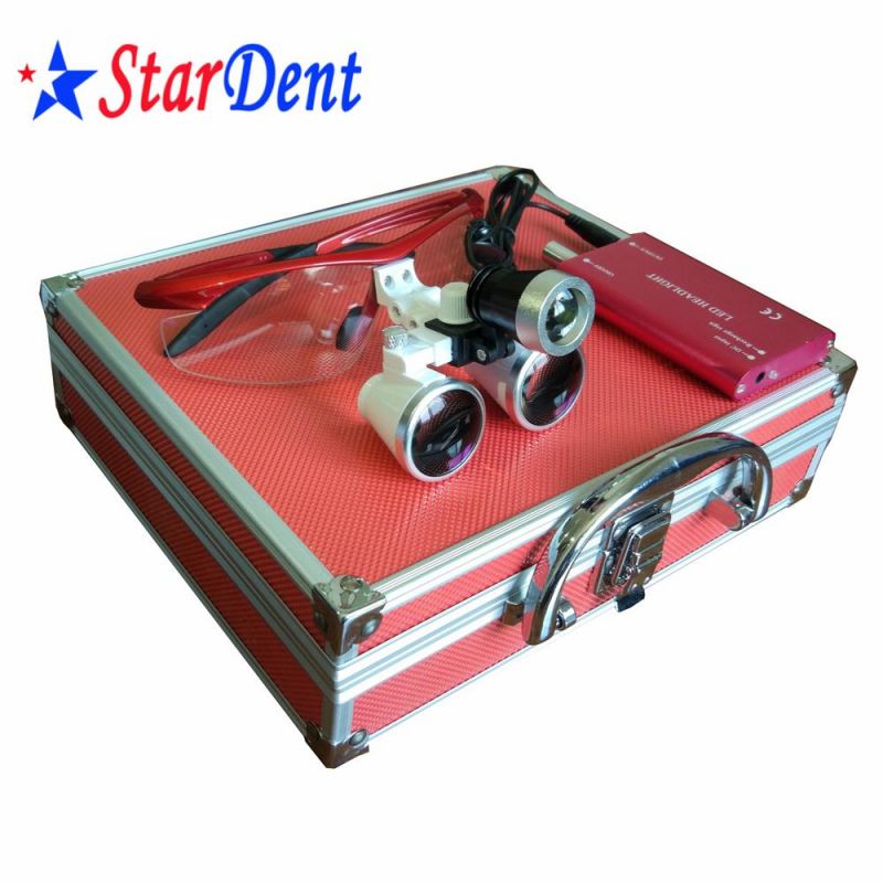 2.5/3.5X Color Magnification Binocular Loupes of Dental Clinic Hospital Medical Lab Surgical Diagnostic Dentist Equipment