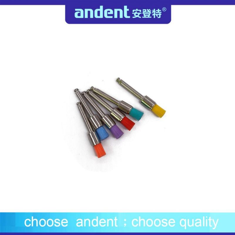 Colorful Dental Polishing Bristle Prophy Brush