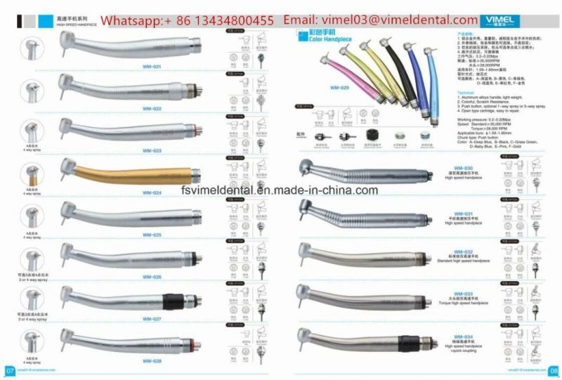 Dental Kavo Style Turbine High Speed Handpiece OEM