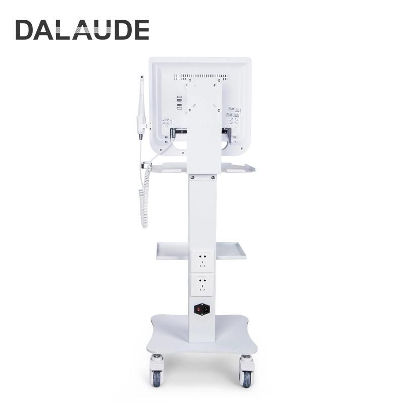 Metal Trolley with Socket and 3 Layers Dental Equipment